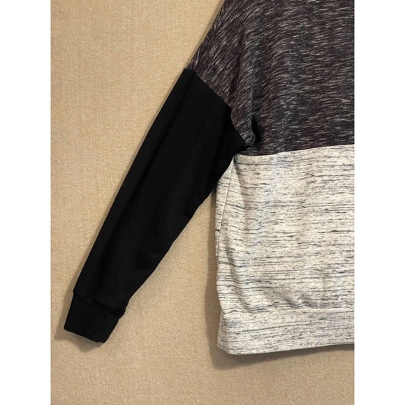 Flirtitude Active Sweatshirt Women's Small Black and Gray - Picture 10 of 11